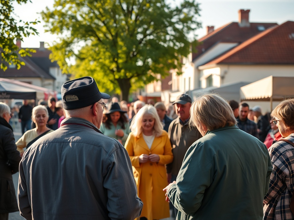 Mieszkańcy Świętochłowic świętujący majówkę w parku miejskim z rodzinami i przyjaciółmi.